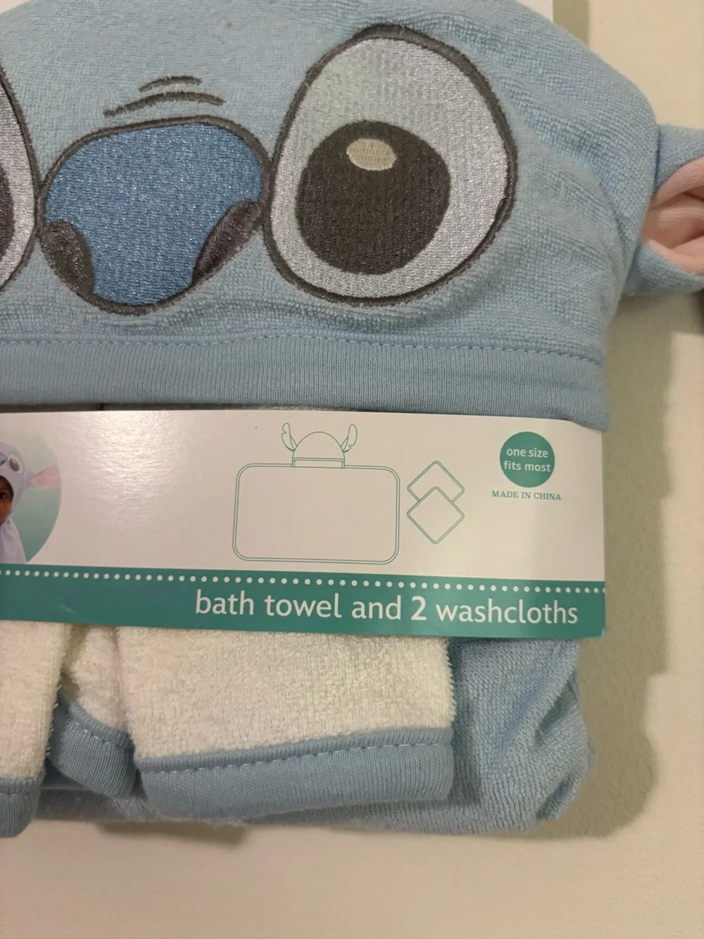 Disney Baby Stitch Bath Towel